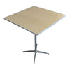 Image of Party Tents Direct Folding Chairs & Stools 30" 2 Pack Square Adjustable Height Cocktail Bistro Table by Party Tents 96" 2 Pack Rectangle Wood Seminar Table by Party Tents SKU#3413