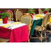 Image of Party Tents Direct Folding Chairs & Stools 30" 2 Pack Square Adjustable Height Cocktail Bistro Table by Party Tents 96" 2 Pack Rectangle Wood Seminar Table by Party Tents SKU#3413