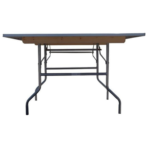 Party Tents Direct Folding Chairs & Stools 30" 2 Pack Square Wood Folding Table by Party Tents 754972309486 3184 30" 2 Pack Square Wood Folding Table by Party Tents SKU#3184