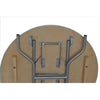 Image of Party Tents Direct Folding Chairs & Stools 36" 2 pack Round Wood Folding Table by Party Tents 754972309356 3260 36" 2 pack Round Wood Folding Table by Party Tents SKU#3260