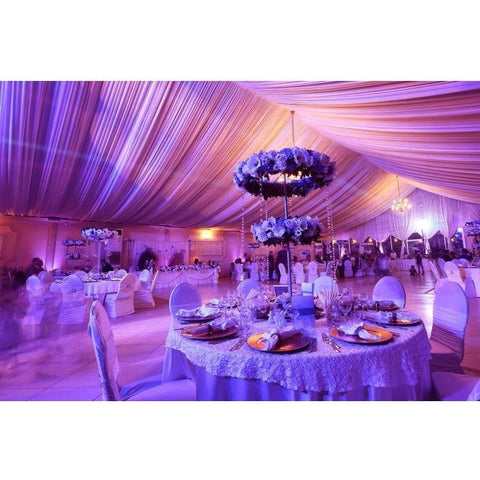 Party Tents Direct Folding Chairs & Stools 60" 2 Pack Round Wood Folding Table by Party Tents 754972309370 3002 60" 2 Pack Round Wood Folding Table by Party Tents SKU#3002