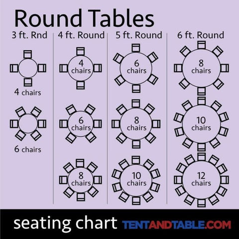 Party Tents Direct Folding Chairs & Stools 60" 2 Pack Round Wood Folding Table by Party Tents 754972309370 3002 60" 2 Pack Round Wood Folding Table by Party Tents SKU#3002