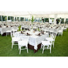Image of Party Tents Direct Folding Chairs & Stools 60" 2 pack Square Wood Folding Table by Party Tents 754972309516 3003 60" 2 pack Square Wood Folding Table by Party Tents SKU#3003