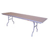 Image of Party Tents Direct Folding Chairs & Stools 96" 2 Pack Rectangle Wood Folding Banquet Table by Party Tents 754972356879 2172 96" 2 Pack Rectangle Wood Folding Banquet Table Party Tents SKU#2172