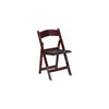Image of Party Tents Direct Folding Chairs & Stools Mahogany Resin Folding Chairs by Party Tents 754972295413 2138 Mahogany Resin Folding Chairs by Party Tents SKU#2138