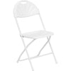 Image of Party Tents Direct Folding Chairs & Stools White Fan Back Folding Chairs by Party Tents Kids Plastic Folding Chairs by Party Tents SKU#105/107/108