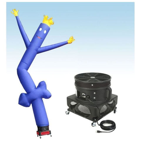 Party Tents Direct Inflatable Party Decorations 18' Blue Arrow Fly Guy Inflatable Tube Man with Blower by Party Tents 754972364973 870