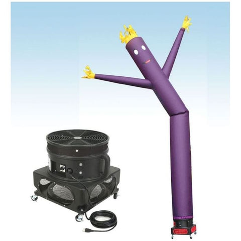 Party Tents Direct Inflatable Party Decorations 18' Standard Purple Fly Guy Inflatable Tube Man with Blower by Party Tents 754972364904 880 18' Standard Purple Fly Guy Inflatable Tube Man Blower Party Tents