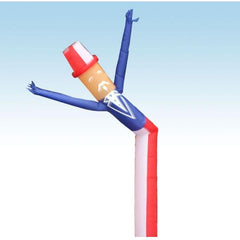 Party Tents Direct Inflatable Party Decorations 18' Uncle Sam Fly Guy Inflatable Tube Man by Party Tents 754972323970 840