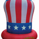 8' Air Blown Inflatable Patriotic Uncle Sam by Gemmy Inflatable