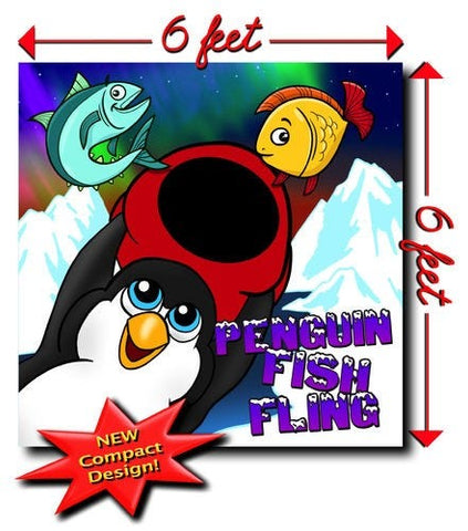 Penguin Fish Fling Interactive Carnival Frame Game