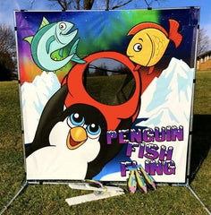 Penguin Fish Fling Interactive Carnival Frame Game