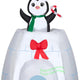 5' Gemmy Airblown Animated Christmas Penguin Pop Up Igloo