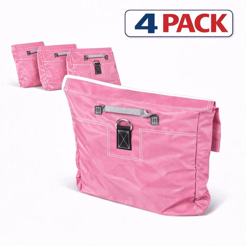Pink Commercial Vinyl Sandbag for Inflatables, 4 Pack