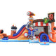 Mega Pirate Ship Inflatable Water Slide Bounce House Combo with Blower