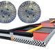 Zorb Ball Track with 2 Single Hole PVC Zorb Balls and Blower
