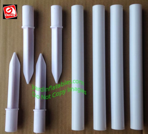 Gemmy 4 Pack of Replacement Plastic Pathway Stakes