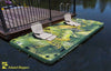 Image of 10′ Lakeside Tropical Graphic Series Inflatable Floating Dock and Bouncer Slide