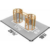 Image of PlayStar Toy Playsets Cliff-Hanger Gold Factory Built by Playstar 781880224181 PS 73401 Cliff-Hanger Gold Factory Built by Playstar SKU# PS 73401