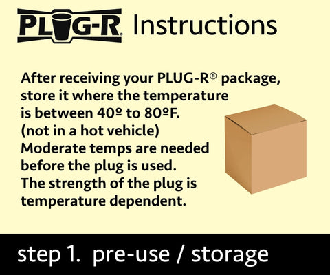 3/4" Plug-R Asphalt Hole Plugs - 25 Pack