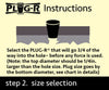 Image of 7/8" Plug-R Asphalt Hole Plugs - 25 Pack