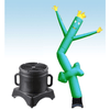 Image of POGO air dancer Included 12' Fly Guy Inflatable Tube Man with Blower - Green Arrow by POGO 754972365048 4270 12' Fly Guy Inflatable Tube Man Blower - Green Arrow SKU#4270#4219