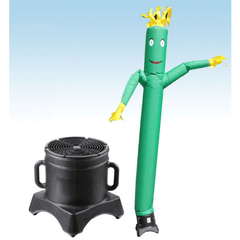 POGO air dancer Included 12' Fly Guy Inflatable Tube Man with Blower - Standard Green by POGO 754972306416 4279 12' Fly Guy Inflatable Tube Man Blower - Standard Green SKU#4279#4227