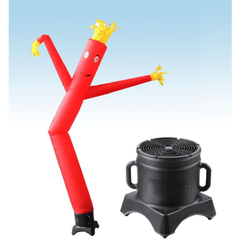 POGO air dancer Included 12' Fly Guy Inflatable Tube Man with Blower - Standard Red by POGO 754972311540 4282 12' Fly Guy Inflatable Tube Man Blower - Standard Red SKU#4282#4231