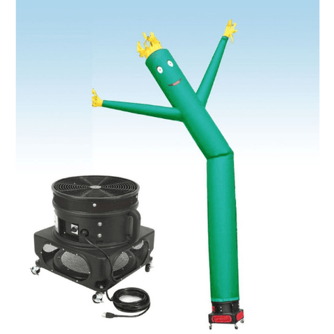 POGO air dancer Included 18' Fly Guy Inflatable Tube Man with Blower - Standard Green by POGO 754972349390 4264 18' Fly Guy Inflatable Tube Man Blower -Standard Green SKU#4264#4247