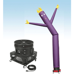 POGO air dancer Included 18' Fly Guy Inflatable Tube Man with Blower - Standard Purple by POGO 754972364904 4297 18' Fly Guy Inflatable Tube Man Blower -Standard Purple SKU#4297#4252