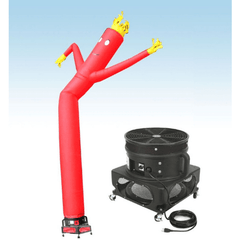 POGO air dancer Included 18' Fly Guy Inflatable Tube Man with Blower - Standard Red by POGO 754972349376 4267 18' Fly Guy Inflatable Tube Man Blower -Standard Red SKU#4267#4253