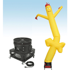 POGO air dancer Included 18' Fly Guy Inflatable Tube Man with Blower - Yellow Arrow by POGO 754972364911 4292 18' Fly Guy Inflatable Tube Man Blower - Yellow Arrow SKU#4292#4243