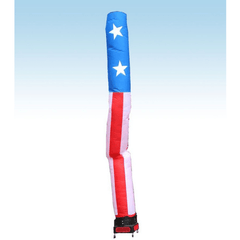 18' Fly Guy Inflatable Tube Man with Blower - US Flag by POGO