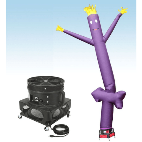 POGO air dancers Included 18' Fly Guy Inflatable Tube Man with Blower - Purple Arrow by POGO 754972364935 4289 18' Fly Guy Inflatable Tube Man with Blower Purple Arrow SKU#4289#4240