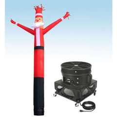 POGO air dancers Included 18' Fly Guy Inflatable Tube Man with Blower - Santa Claus 1 by POGO 754972355452 4298 18' Fly Guy Inflatable Tube Man with Blower - Santa Claus 1 SKU#4298#4254