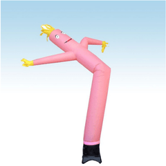 12' Fly Guy Inflatable Tube Man Standard Pink by POGO