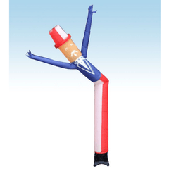 12' Fly Guy Inflatable Tube Man with Blower - Uncle Sam by POGO