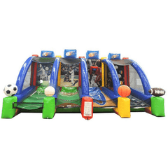 POGO Big Games 4-in-1 Inflatable Interactive Sports Game with Blower by POGO 754972330770 3301 4-in-1 Inflatable Interactive Sports Game with Blower SKU# 3301