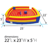 Image of POGO Big Games Pedestal Joust Arena Interactive Inflatable by POGO 754972309080 3435 Pedestal Joust Arena Interactive Inflatable SKU# 3435
