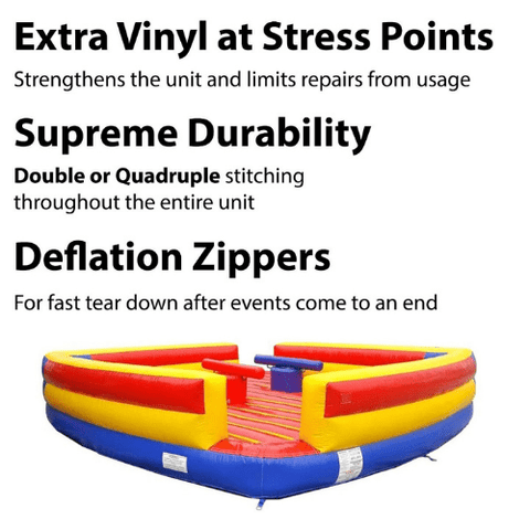 POGO Big Games Pedestal Joust Arena Interactive Inflatable by POGO 754972309080 3435 Pedestal Joust Arena Interactive Inflatable SKU# 3435