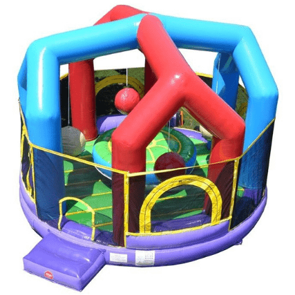 POGO Big Games Retro Inflatable Wrecking Ball Game with Blower and Accessories by POGO 754972329194 3257 Retro Inflatable Wrecking Ball Game w Blower and Accessories SKU#3257