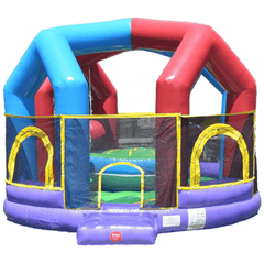 POGO Big Games Retro Inflatable Wrecking Ball Game with Blower and Accessories by POGO 754972329194 3257 Retro Inflatable Wrecking Ball Game w Blower and Accessories SKU#3257
