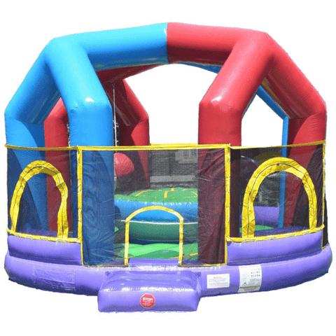 POGO Big Games Retro Inflatable Wrecking Ball Game with Blower and Accessories by POGO 754972329194 3257 Retro Inflatable Wrecking Ball Game w Blower and Accessories SKU#3257
