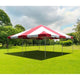 20' x 20' Red PVC Weekender West Coast Frame Party Tent