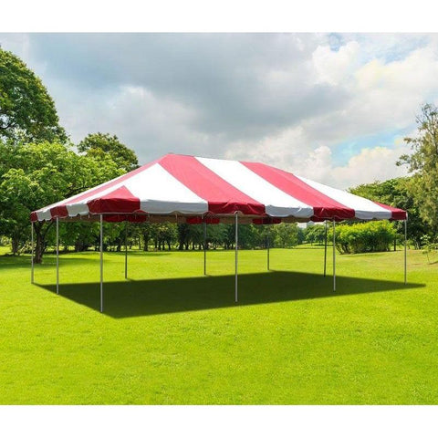POGO Canopy Tents & Pergolas 20' x 30' Red PVC Weekender West Coast Frame Party Tent by POGO 754972306331 5915