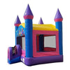 Image of POGO Commercial Bouncers 14' Pink & Blue Princess Dream Bounce House with Blower by POGO 754972336543 6997 14' Pink & Blue Princess Dream Bounce House with Blower by POGO 6997