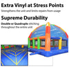 Image of POGO Commercial Bouncers 22' x 22' Big Bubba Giant Rainbow Bounce House with Blower by POGO 754972328296 2084