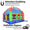 Image of POGO Commercial Bouncers 22' x 22' Big Bubba Giant Rainbow Bounce House with Blower by POGO 754972328296 2084