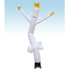 Image of POGO Decor Not Included Copy of 12' Fly Guy Inflatable Tube Man with Blower - White Arrow by POGO 781880254089 4224 12' Fly Guy Inflatable Tube Man Blower - White Arrow SKU#4275#4224