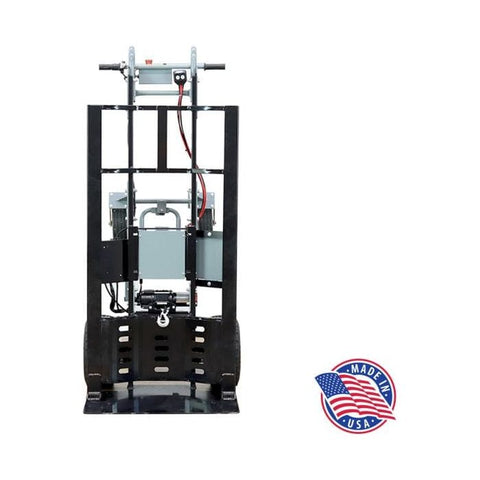 POGO Dollies & Hand Trucks Mega Herc Electric Powered Hand Truck Cart by POGO 781880212034 6122 Electric Powered Transformer Hand Truck with Foot Plate POGO SKU# 1826